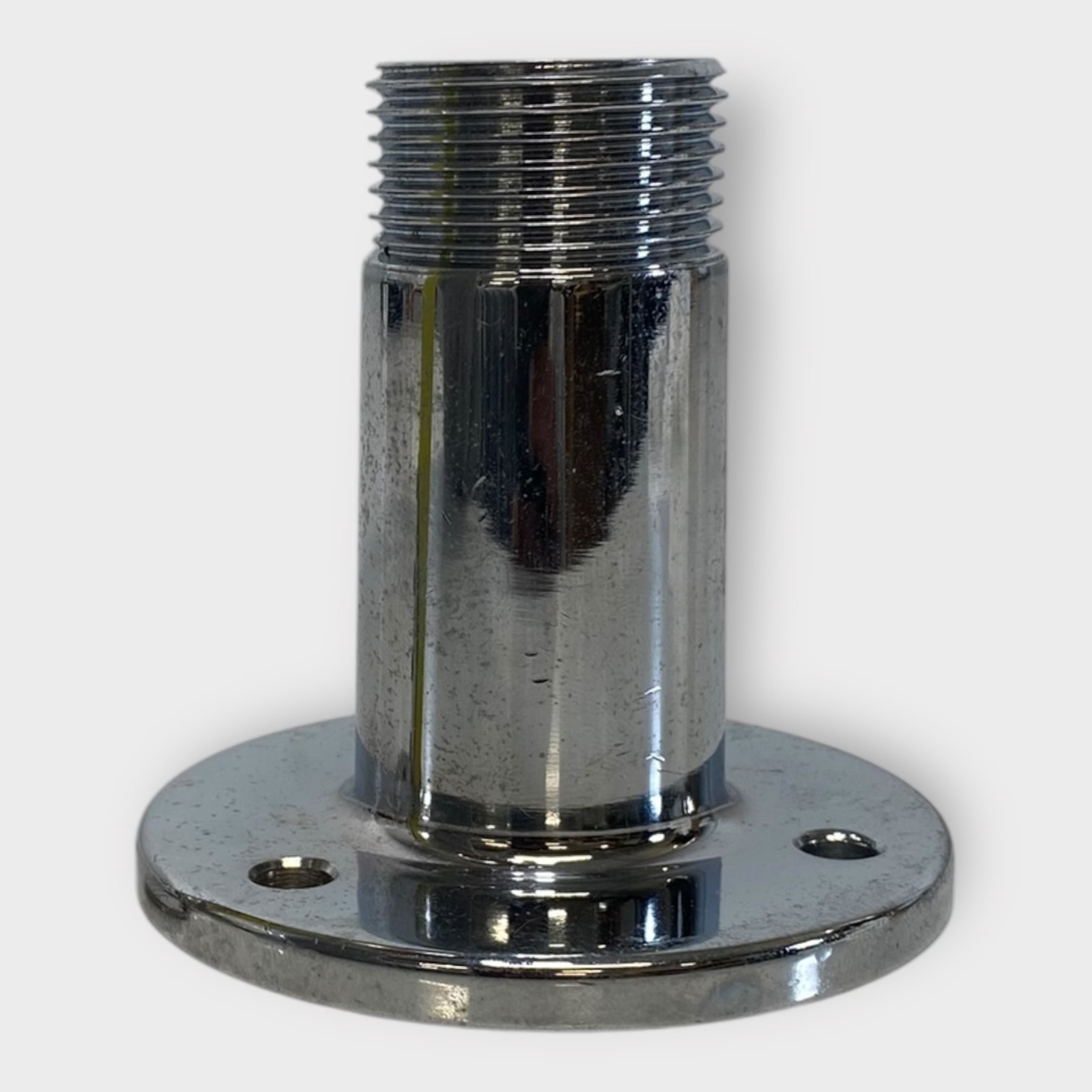 Marine Stainless Steel 3" Base Mount Antenna Male Thread 1.25"
