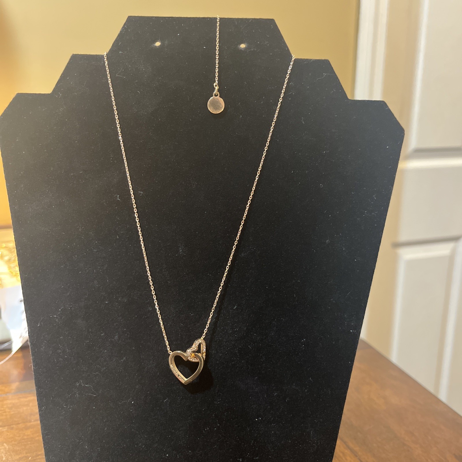 Michael Kors Interlocking Double Heart Rhinestone… - image 2