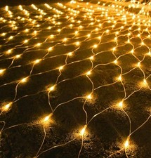 12x5 360 LED Net Mesh Light Fairy String Waterproof Outdoor Holiday