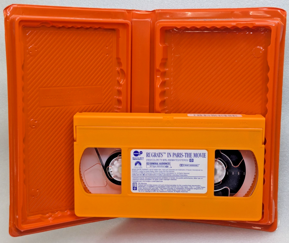 Rugrats in Paris The Movie (VHS, 2000, Klasky Csupo / Paramount