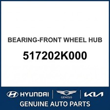 Wheel Hub Bearing (Front) Kia Forte 2009–2013