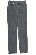 Madewell The Perfect Vintage Jeans Womens 26 Lunar Black Slim FIt High Rise