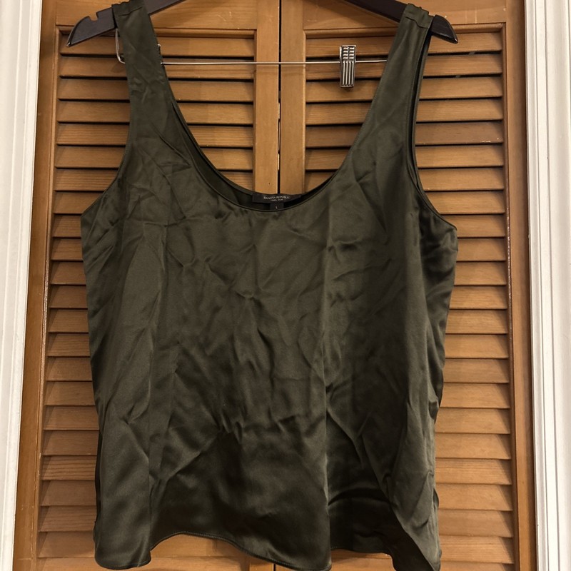 NWT $110 GreenBanana Republic Silk Tank/Camisole/Top  Sz L Classic Layer Office