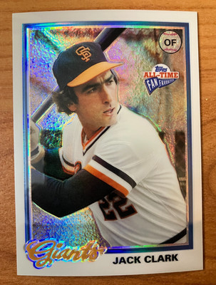 2003 Topps All-Time Fan Favorites #99 Jack Clark Refractor #/299