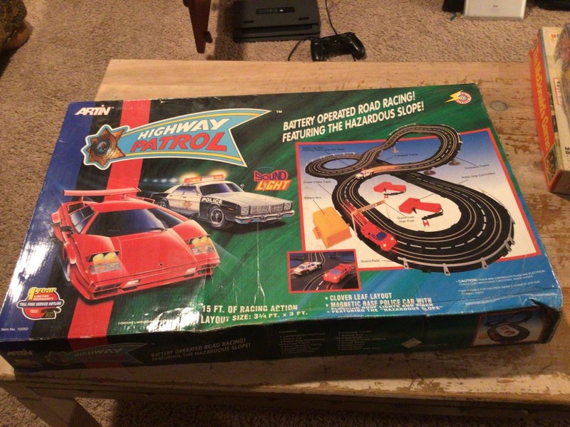 Vintage 1990s Artin Highway patrol Lamborghini Set NIB MIB no. 10350