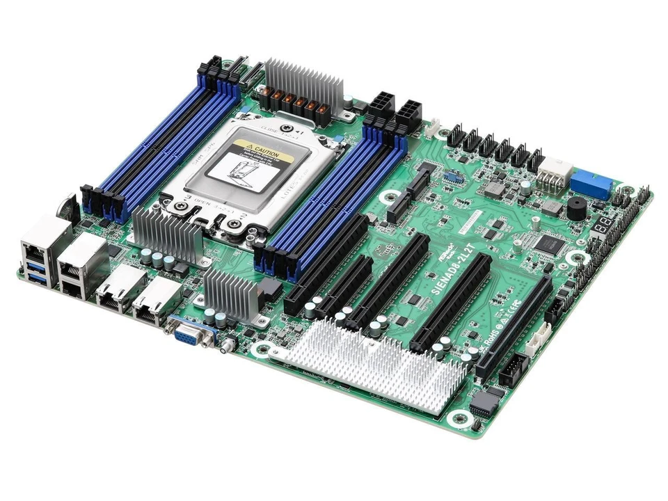 ASRock Rack Server Motherboard SIENAD8-2L2T ATX Single Socket SP6 (LGA 4844) AMD - Image 2 of 4