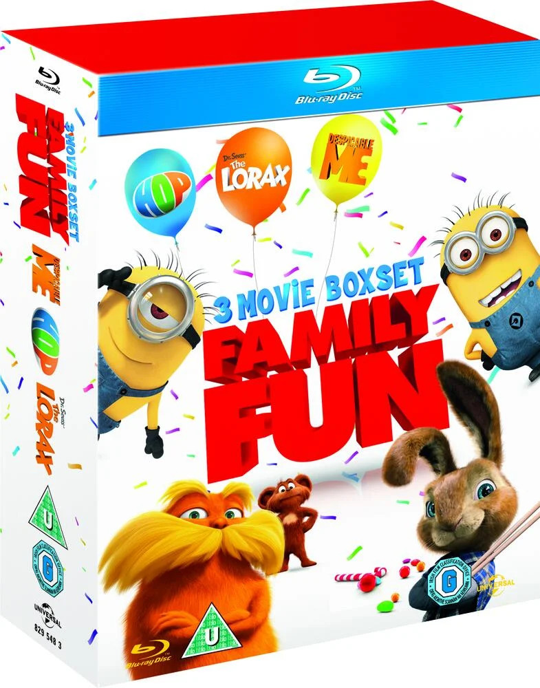 Hop / Despicable Me / Dr Seuss - The Lorax Blu-Ray