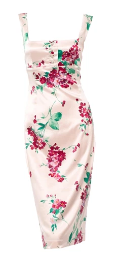 SALE $4,500 Vint GORGEOUS! DOLCE & GABBANA ITALY Silk dress size 42-44 deal from eBay