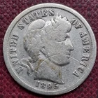 1895 P Barber Dime 10c Philadelphia Better Grade  #100159
