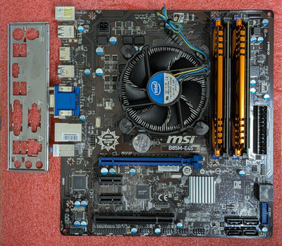 Gaming Mainboard MSI B85M-E45 + Intel Xeon E3 (wie i7-4770/4790) + 16GB DDR3