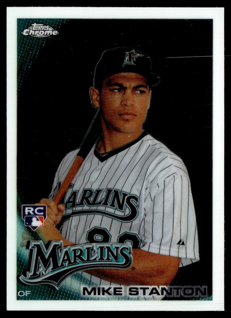 2010 Topps Chrome Mike Stanton RC #190 A