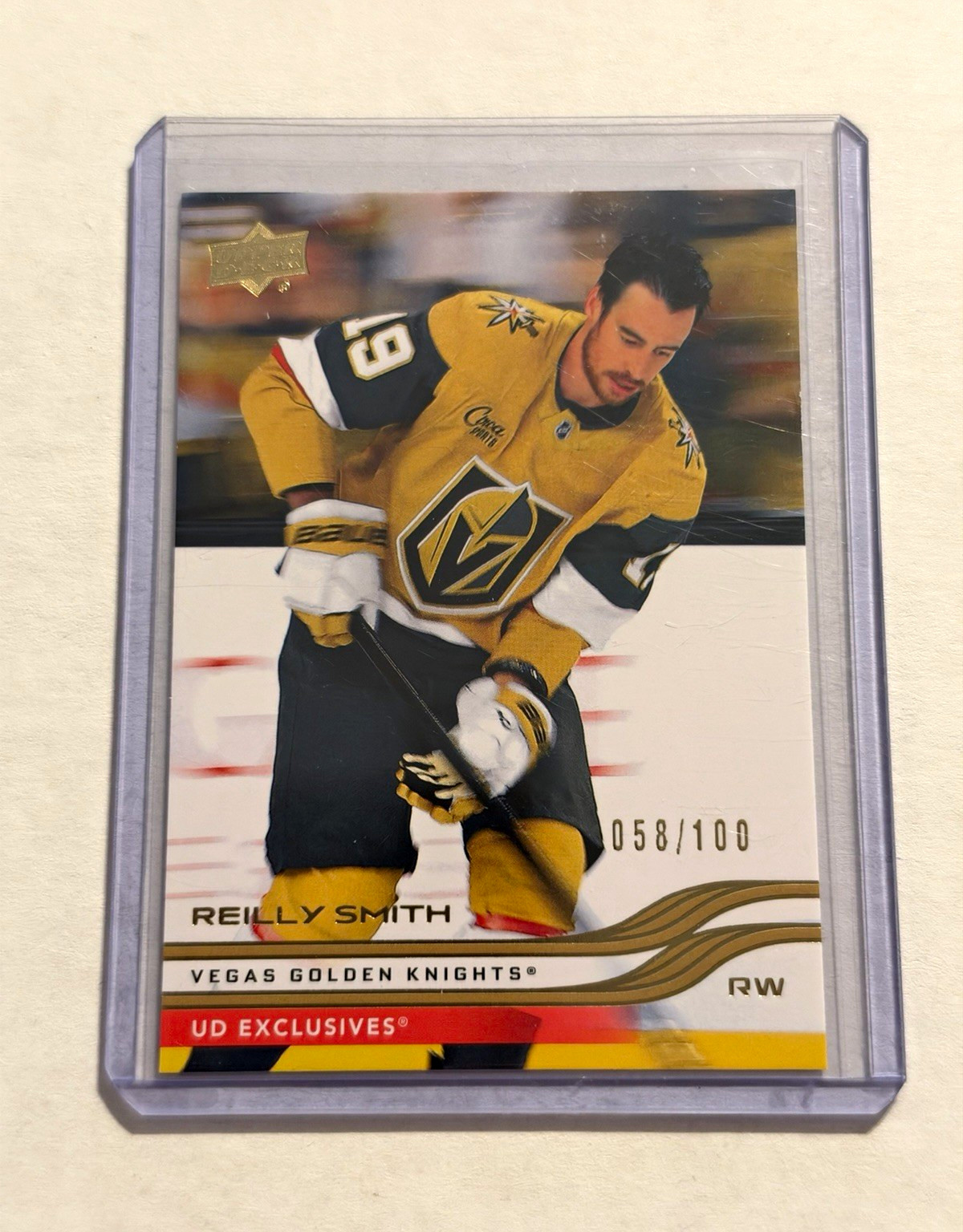 Upper Deck 2025-26 Series 2 Reilly Smith UD Exclusives Knights #436 58/100
