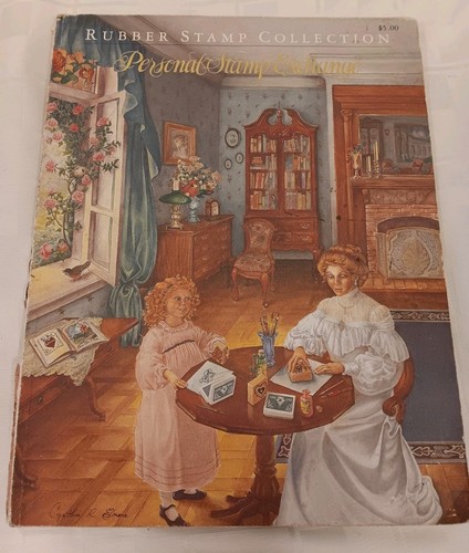 Vintage 1993 Personal Stamp Exchange - Rubber Stamp Stamps Book Catalog Crafts