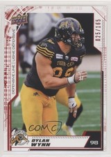 2020 Upper Deck CFL Red 25/165 Dylan Wynn #155 0xx7