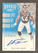 2016 Panini Contenders Rookie Ticket Auto Myles Jack RC #117 Jaguars