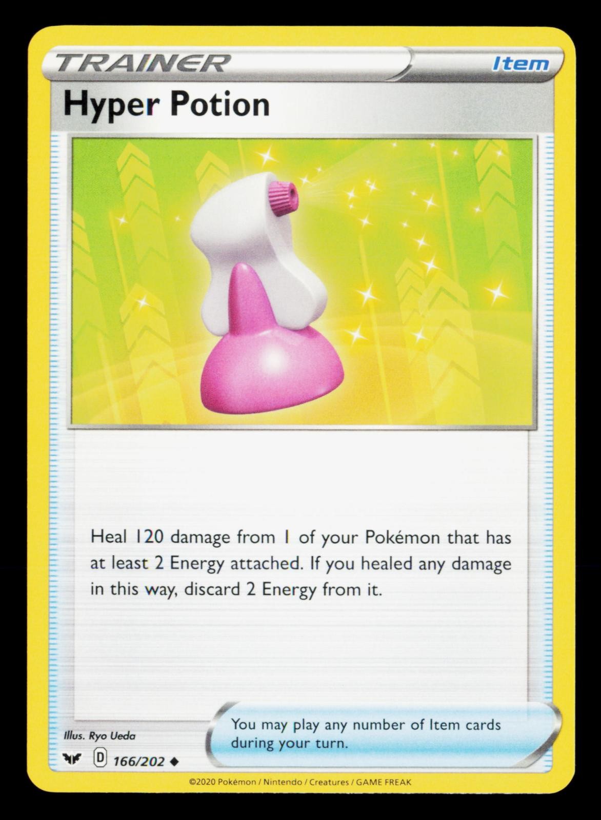 Hyper Potion 166/202 Uncommon Sword & Shield Pokemon Near Mint