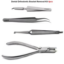 Dental Orthodontic Bracket Placing Holding Removal Instruments Kit Ortho Tools