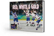 USA Hockey Team 2026 Olympic Gold Official Hard Cover Book