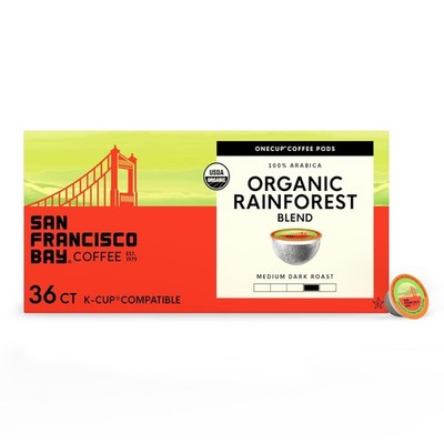 San Francisco Bay K-Cup Organic Rainforest Blend 36ct