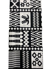 African Wax Kente Print Ankara Fabric Full 6 Yards Dress/skirt/Craft 100% Cotton