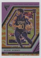 2022-23 Panini Flux Rookies Sunrise Prizm Ochai Agbaji #245 1e6a