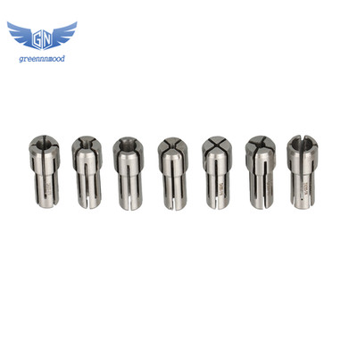 DA300 Precision Double Angle Collet Set 7 Pcs 1/16'' - 1/4'' × 1/32 CNC Chuck
