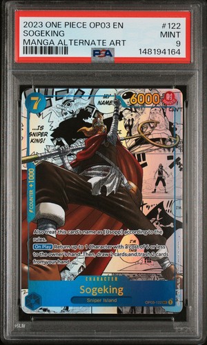 Sogeking (Alternate Art Manga) graded PSA 9 for sale on eBay