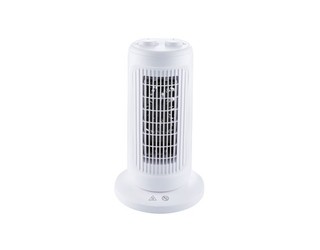 TRONIC Turm Heizlüfter Heizgerät Heizturm TTHL 1500 B1 weiss 1500W 2 Heizstufen