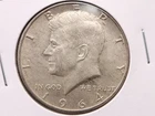 1964 Kennedy Half Dollar, 90% Silver, Free Shipping.