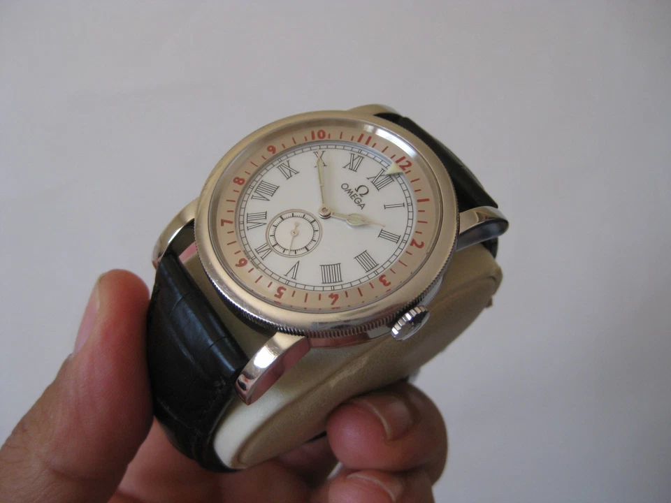 RARO RELÓGIO OMEGA THE PILOT MOSTRADOR ESFREGÃO SUB SEGUNDO 41MM 516.13.41.10.05.001 - Imagem 4 de 4