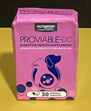 NEVER OPENED  PROVIABLE-DC PROBIOTIC 30 SPRINKLE CAPSULES DOG/CAT EXP 06/2027
