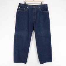 Vintage Levis 550 Jeans Mens 40x34 38x28 Blue Relaxed Fit Tapered Leg Hemmed 
