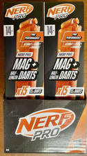 Lot of 8 Packs Nerf Pro Half-Length Dart Magazine, 15 Nerf Pro Half-Length Darts