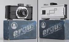 Vintage Original ARGUS MODEL A 35MM  CAMERA WITH 4.5 ANASTIGMAT & rare box
