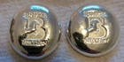 LOT OF 2 - Bunker Bullion 1 oz Cast Poured Silver Button