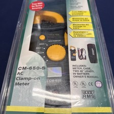 Greenlee CM-650-S 600V Clamp-On Meter New in Package Never Opened