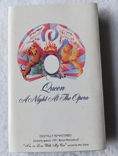 Queen A Night At The Opera Cassette Tape Classic Rock Glam Hollywood Tested