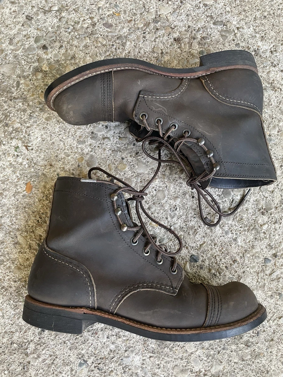 Red Wing Shoes Red Wing Iron Ranger Gray Boots for Men for  display picture 1