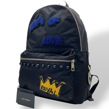 Dolce&Gabbana Vhtf  Rucksack Nylon Black Patch Limited Edition A popular product