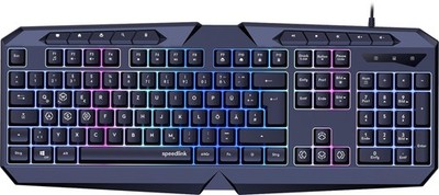 SPEEDLINK LUDICIUM RGB Gaming Tastatur - Mechanisch Rainbow Beleuchtung, Schwarz