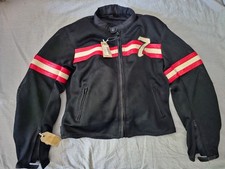 Frank Thomas Cafe Racer, armoured, mesh motorcycle jacket M size