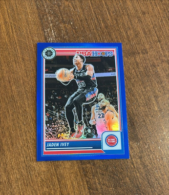 Jaden Ivey 2023-24 Panini NBA Hoops Premium Blue Prizm Purdue Pistons 23/120