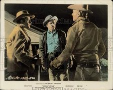 1958 Press Photo Trio of Actors in "Gunman's Walk" Film - lry29523