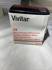 Vivitar 2x Macro Focusing Teleconverter Converter - Nikon N/AI