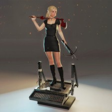 Buffy The Vampire Slayer 3D print figure Model Kit Unpainted Unassembled GK