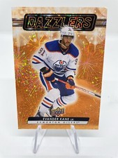 Evander Kane ‘23 Upper Deck Hockey Series 1 ‘Dazzlers’ Orange