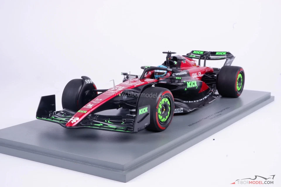Alfa Romeo C43 Valtteri Bottas 2023 Belgian GP Spa, 1:18 Spark, 18S962 - Image 2 of 4