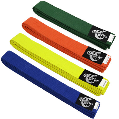 Cohortes Budo Gürtel Einfarbig Kampfsport Karate BJJ Judo Kickboxen 220 - 300 cm