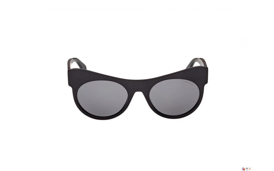 Moncler — Moncler ML0217-P 02A Black Matte Cat Eye Plastic Sunglasses Frame 55-21-150