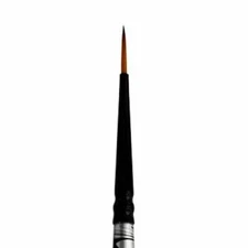 4595 Black Swirl Blended Synthetic Mini Liner Brush